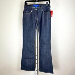 FCUK Jeans Dark Rinse Denim Flare bottoms, Size 2 NWT